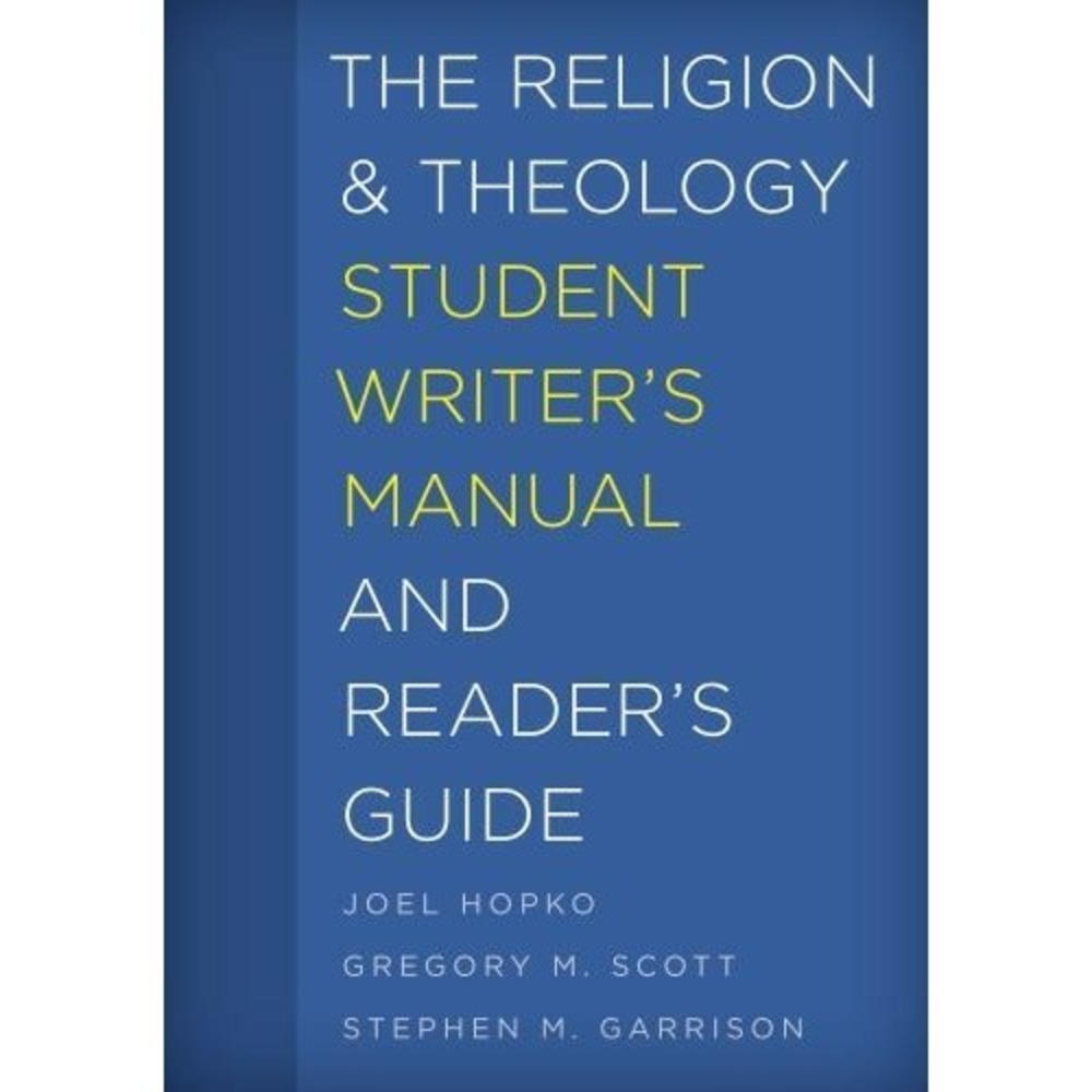 The Religion‎ and Theology Student - Paperback, by Hopko Joel; Scott - Very Good